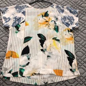 Anthropologie Maeve silk top Sz 0